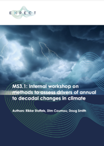 MS3.1- Internal workshop on methods to assess drivers of annual to decadal changes in climate