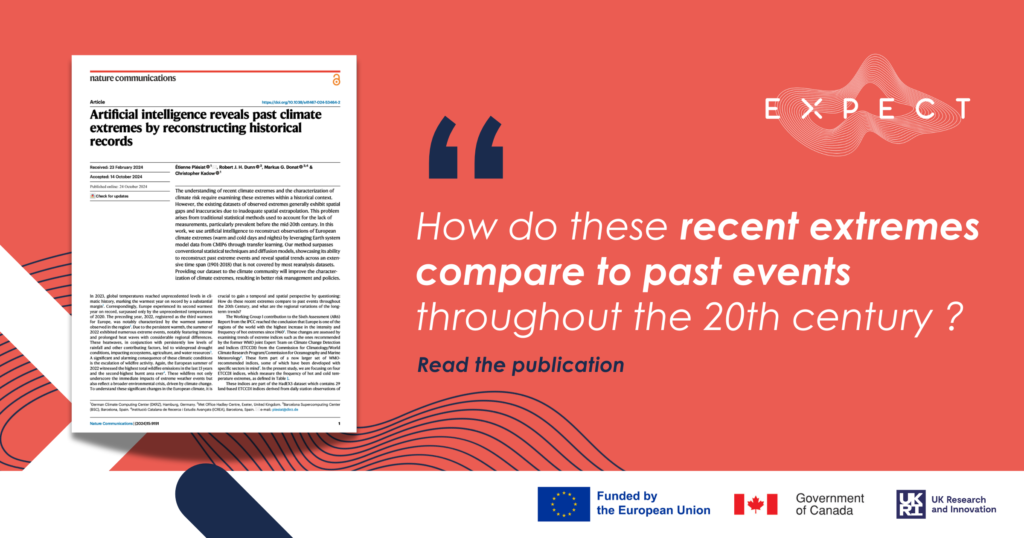 Publication: AI sheds light on Europe’s Climate Extremes with groundbreaking study